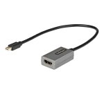 StarTech.com Adaptador Mini DisplayPort a HDMI - 1080p - Monitor/pantalla mDP 1.2 a HDMI - Dongle Convertidor Mini DP a HDMI - Cable de 30cm - Versión Mejorada de MDP2HDMI
