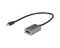 StarTech.com Adaptador Mini DisplayPort a HDMI - 1080p - Monitor/pantalla mDP 1.2 a HDMI - Dongle Convertidor Mini DP a HDMI - Cable de 30cm - Versión Mejorada de MDP2HDMI