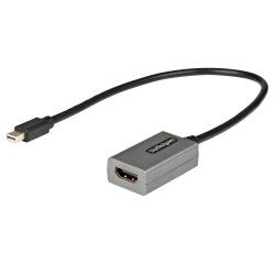 StarTech.com Adaptador Mini DisplayPort a HDMI - 1080p - Monitor/pantalla mDP 1.2 a HDMI - Dongle Convertidor Mini DP a HDMI - Cable de 30cm - Versión Mejorada de MDP2HDMI