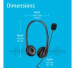 HP Stereo USB Headset G2