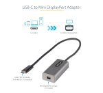StarTech.com USB C to Mini DisplayPort Adapter - 4K 60Hz USB-C to mDP Adapter Dongle - USB Type-C to Mini DP Monitor - Video Converter - Works w/Thunderbolt 3-12" Long Attached Cable - Upgraded Version of CDP2MDP