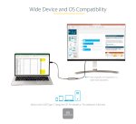 StarTech.com USB C to Mini DisplayPort Adapter - 4K 60Hz USB-C to mDP Adapter Dongle - USB Type-C to Mini DP Monitor - Video Converter - Works w/Thunderbolt 3-12" Long Attached Cable - Upgraded Version of CDP2MDP