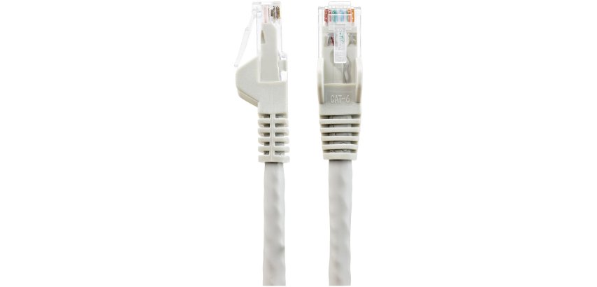Cable de red Ethernet RJ45 de 10m CAT6 - LSZH - UTP de 10Gb - 650MHz - PoE de 100W - Latiguillo Snagless con Alivio de Tensión - sin T
