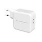 Conceptronic ALTHEA08W Caricabatterie per dispositivi mobili Universale Bianco AC Interno