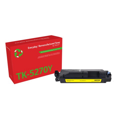 Toner rigenerato Everyday™ di Xerox Giallo compatibile con Kyocera TK-5270Y, Capacità standard
