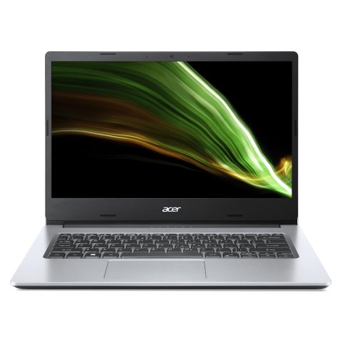 Acer Aspire 1 A114-33-C8BH Intel® Celeron® N N4500 Ordinateur portable 35,6 cm (14") HD 4 Go DDR4-SDRAM 128 Go Flash Wi-Fi 6 (802.11ax) Windows 11 Home Argent