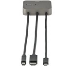 StarTech.com 3-in-1 Multiport auf HDMI Adapter - 4K 60Hz USB-C-, HDMI- oder Mini DisplayPort auf HDMI Konverter für Konferenzräume - Digitaler AV-Video Adapter zum Anschluss von HDMI-Monitor/-Display