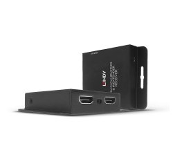Lindy 38208 extensor audio/video Transmisor y receptor de señales AV Negro