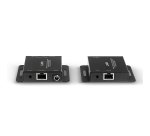 Lindy 38208 extensor audio/video Transmisor y receptor de señales AV Negro