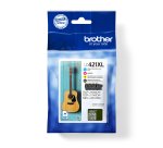 Brother LC-421XLVAL Multipack Cartucho Original Negro, Cian, Magenta, Amarillo alto rendimiento (15000 páginas)
