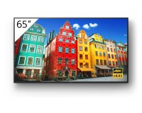 Sony FW-65BZ30J pantalla de señalización Pantalla plana para señalización digital 165,1 cm (65") IPS Wifi 440 cd / m² 4K Ultra HD Negro Procesador incorporado Android 10 24/7
