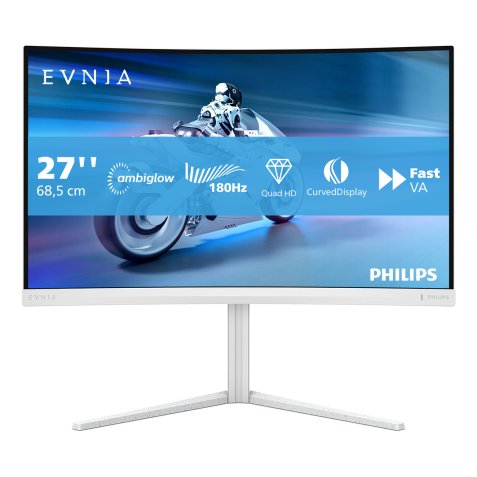Philips Evnia 5000 27M2C5501/00 computer monitor 68,6 cm (27") 2560 x 1440 Pixels Quad HD LCD Wit