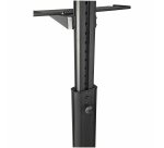 StarTech.com Pupitre de Travail Mobile avec Support Écran - Support pour Tour PC et Clavier - Chariot Ordinateur Ergonomique - Pupitre de Travail Debout Mobile Sur Roulettes