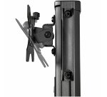 StarTech.com Pupitre de Travail Mobile avec Support Écran - Support pour Tour PC et Clavier - Chariot Ordinateur Ergonomique - Pupitre de Travail Debout Mobile Sur Roulettes