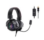 Conceptronic ATHAN02B cuffia e auricolare Cablato A Padiglione Gaming USB tipo A Nero