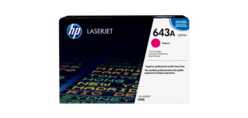 HP 643A toner LaserJet magenta authentique
