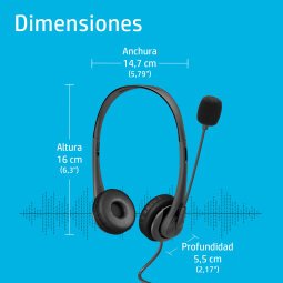 HP Auriculares estéreo USB G2