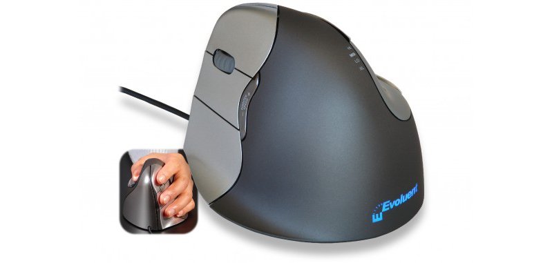 Souris bakker evoluent 4 gaucher filaire