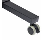 StarTech.com Soporte Móvil para Proyector y Ordenador Portátil - Carrito de Servicio Pesado para Proyector (2 Estantes) - de Altura Ajustable para Presentaciones - con Ruedas Bloqueables