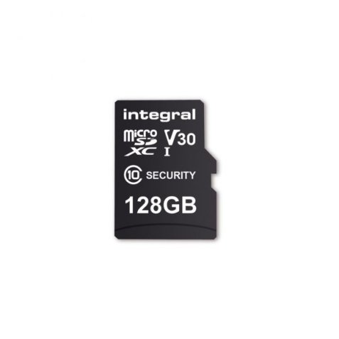 Carte micro SD Security 128Go 4K V30 UHS-1 U3 A1 CLASS 10