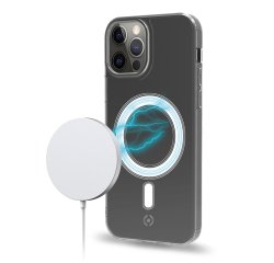 Celly MAGKIT Caricabatterie per dispositivi mobili Smartphone Argento, Bianco, Trasparente USB Carica wireless Interno