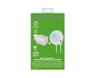 Celly Magchargekit Universal Blanco Corriente alterna Cargador inalámbrico Interior