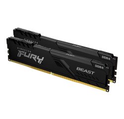 Kingston Technology FURY Beast 64GB 3200MT/s DDR4 CL16 DIMM (Kit da 2) Black
