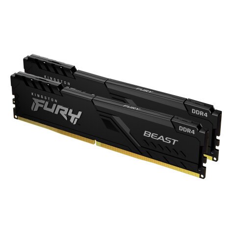 Kingston Technology FURY 16Go 2666MT/s DDR4 CL16 DIMM (Kit de 2) Beast Black