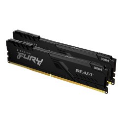 Kingston Technology FURY Beast 32GB 3600MT/s DDR4 CL18 DIMM (Kit da 2) Black