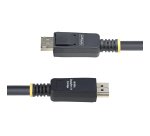 StarTech.com Câble d'Extension DisplayPort 1.4 de 3m, Câble d'Économie de Port DP 1.4, 8K 60Hz, Cordon Adaptateur d'Extension DP Mâle vers Femelle, Câble d'Extension DisplayPort, Gaine TPE, M/F