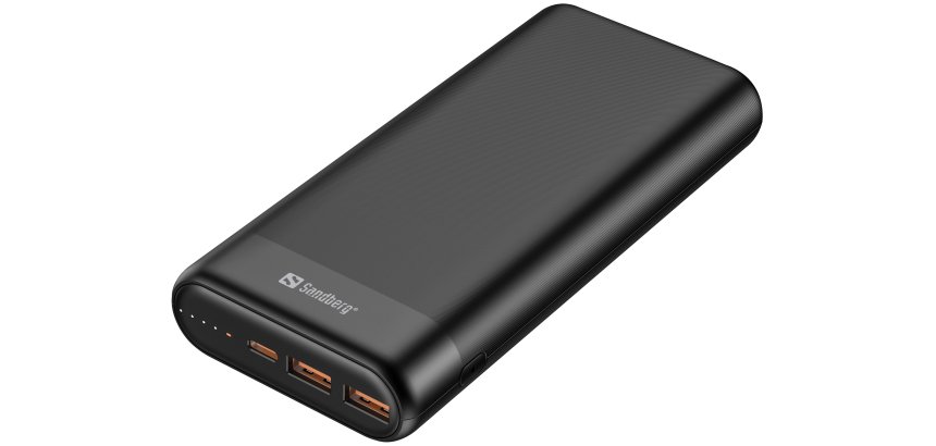 Sandberg 420-62 Lithium-Ion (Li-Ion) Power Bank 20000 mAh Black