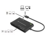 Conceptronic BIAN01B lector de tarjeta inteligente Interior USB 3.2 Gen 1 (3.1 Gen 1) Negro