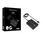 Conceptronic HUBBIES11BP base para portátil y replicador de puertos USB 3.2 Gen 1 (3.1 Gen 1) Type-A Negro