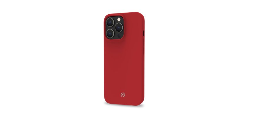 Celly Cromo funda para teléfono móvil 17 cm (6.7") Rojo