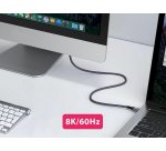 Equip 128383 Cavo USB 4 Gen 3 da C a C, M/M, 2,0 m, PD3.1 240W, 8K/60Hz, 40Gbps, nero