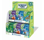 Presentoir clementoni coffret science et jeu assortis 18 unites