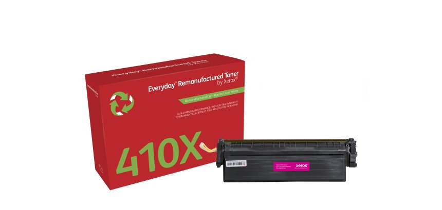 Everyday™ Magenta Remanufactured Toner by Xerox compatible with HP 410X (CF413X), High capacity