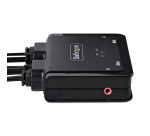 StarTech.com Switch KVM Hybride USB-C à 2 Ports, 4K60Hz - Commutateur KVM avec Câbles Hôtes Intégrés USB-A/HDMI/Audio de 1,8m et USB-C de 1,2m - Switch KVM USB-C Alimenté par Bus - Commutation à distance