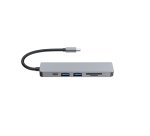 Conceptronic DONN02G base para portátil y replicador de puertos USB 3.2 Gen 1 (3.1 Gen 1) Type-C Aluminio