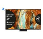 Samsung Neo QLED AI TV 65" QE65QN70FAUXZT 4K Mini LED, Processore NQ4 AI Gen2, 4K AI Upscaling, Motion Xcelerator 144Hz, Neo Quantum HDR, OTS Lite, AirSlim Design, Vision AI Smart TV, 2025