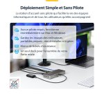 StarTech.com Station d'Accueil USB4, Double Sortie 4K Sans Pilote pour macOS et Windows, Station d'Accueil USB-C Universelle avec Chargeur d'Ordinateur Portable de 100W et 2,5GbE