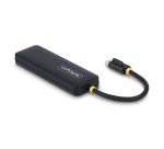 StarTech.com Hub USB-C 4 Ports, 5Gbps, USB-C vers 4x USB-A, Alimenté par Bus, Mini Hub de Voyage, Splitter USB 3.0 Multiport, Hub Portable, Protection contre les Surintensités