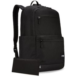 Sac à dos UPLINK 100% recyclé noir - Unisex - 26L - 2 compartiments - 1 trousse offerte