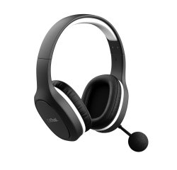 Trust GXT 391 Thian Casque Avec fil &sans fil Arceau Gaming USB Type-C Noir, Blanc
