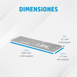 HP Teclado inalámbrico programable 970