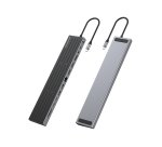 Conceptronic DONN32B replicatore di porte e docking station per laptop Cablato USB 3.2 Gen 1 (3.1 Gen 1) Type-C Grigio, Argento