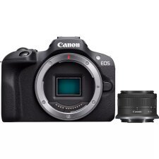 Canon EOS R100 + RF-S 18-45mm F4.5-6.3 IS STM Kit MILC 24,1 MP CMOS 6000 x 4000 Pixeles Negro