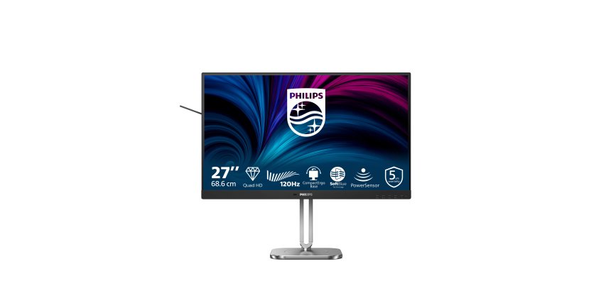Philips 4000 series 27B2N4500/00 écran plat de PC 68,6 cm (27") 2560 x 1440 pixels Quad HD LCD Gris