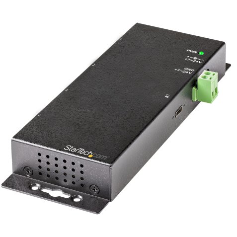 StarTech.com Hub USB C 4 Ports 10Gbps - Hub Industriel USB Type C - Métal - 2x USB-C & 2x USB-A - Protection Surtension ESD - Hôte USB-C ou USB-A - Hub USB 3.2 Gen 2 Auto-Alimenté Montable