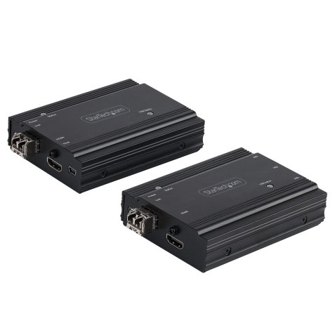 StarTech.com Extender HDMI Fibra Ottica - Kit trasmettitore/ricevitore audio video HDMI 4K e USB - 300m (MultiModale) - Estensore HDMI con 2 Moduli SFP+ 10G MMF - KVM Extender console (TX/RX)